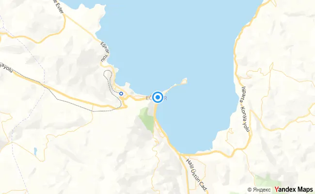 Eğirdir Isparta konum haritası