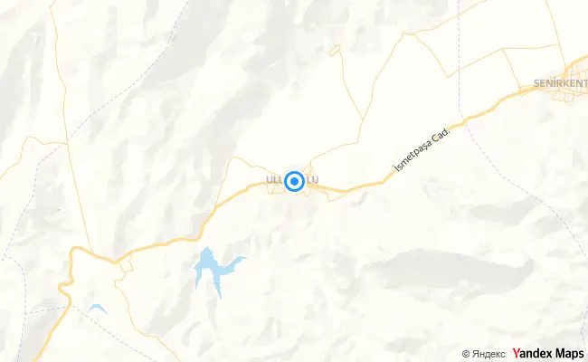 Uluborlu Isparta konum haritası