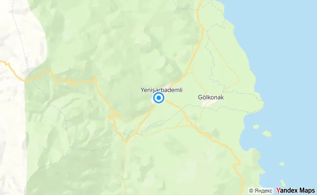 Yenişarbademli Isparta konum haritası