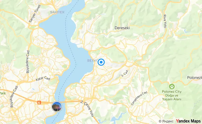 Beykoz İstanbul konum haritası