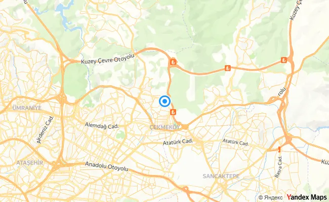 Çekmeköy İstanbul konum haritası