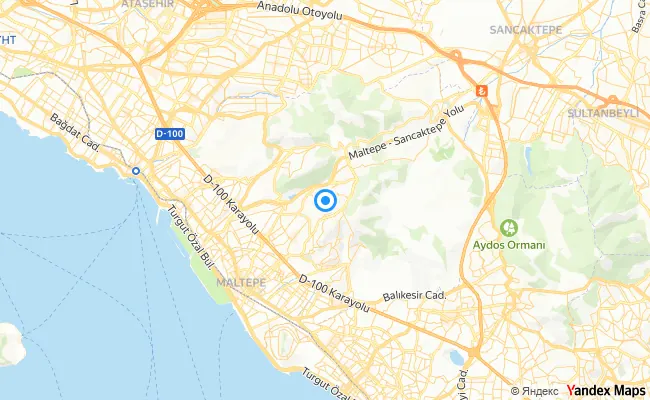 Maltepe İstanbul konum haritası