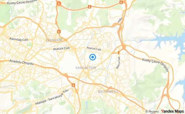 Sancaktepe İstanbul konum haritası