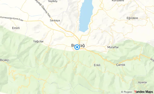 Beydağ İzmir konum haritası