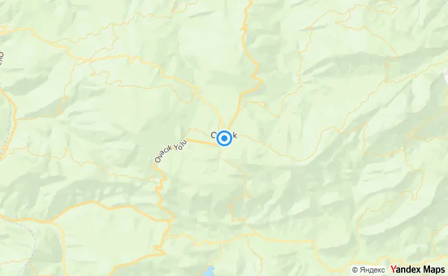 Ovacık Karabük konum haritası