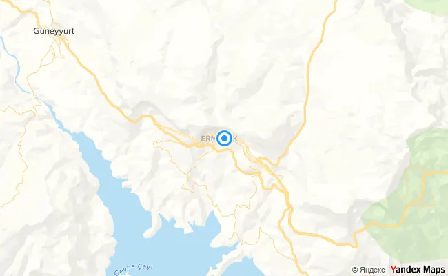 Ermenek Karaman konum haritası