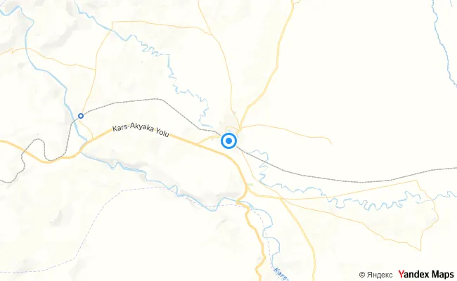 Akyaka Kars konum haritası
