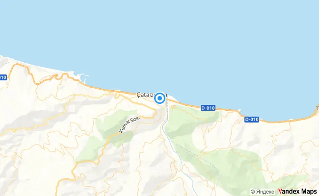 Çatalzeytin Kastamonu konum haritası