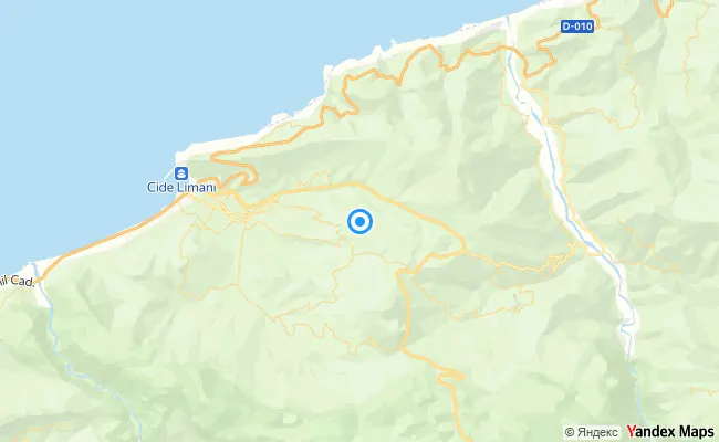 Cide Kastamonu konum haritası