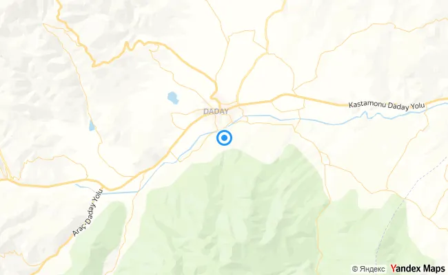 Daday Kastamonu konum haritası