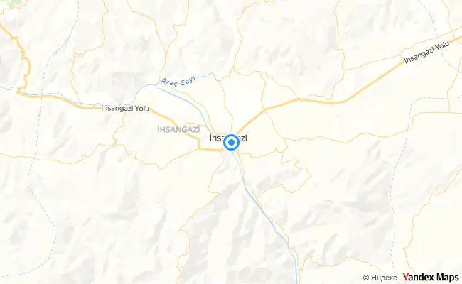 İhsangazi Kastamonu konum haritası