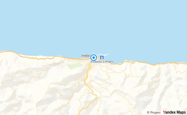 İnebolu Kastamonu konum haritası