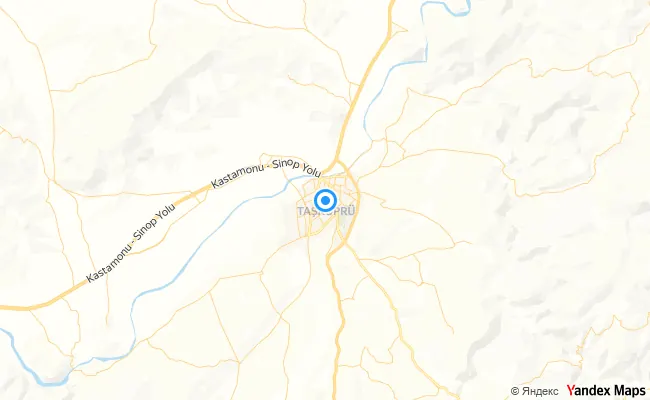 Taşköprü Kastamonu konum haritası