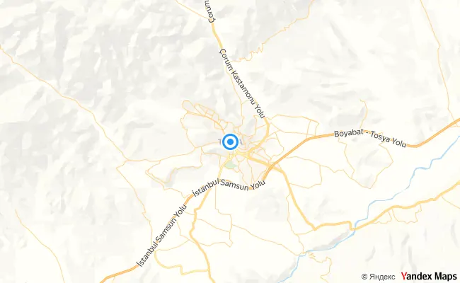 Tosya Kastamonu konum haritası