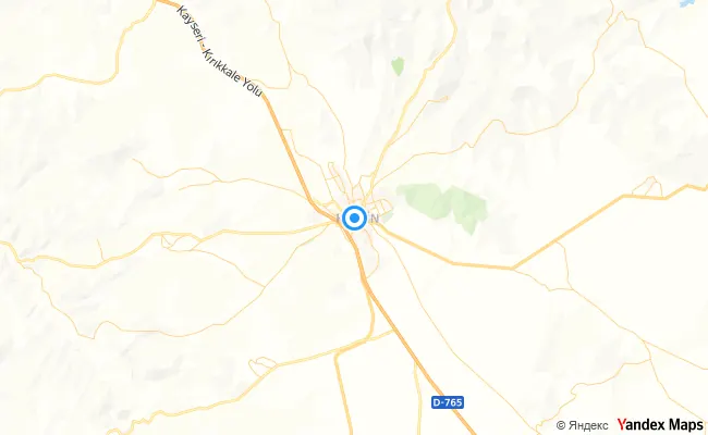Keskin Kırıkkale konum haritası