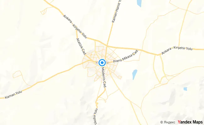 Kaman Kırşehir konum haritası