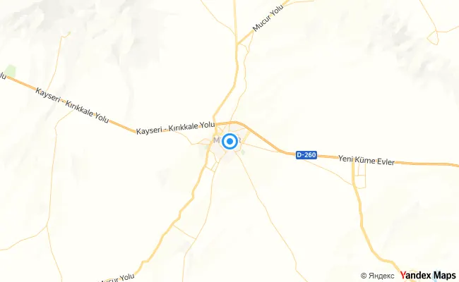 Mucur Kırşehir konum haritası