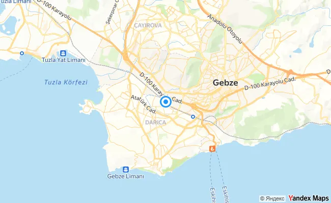 Darıca Kocaeli konum haritası