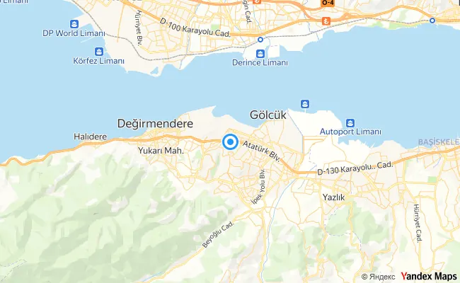 Gölcük Kocaeli konum haritası