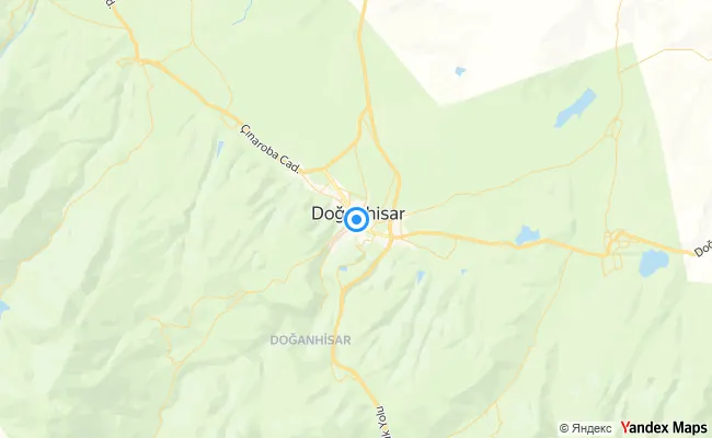 Doğanhisar Konya konum haritası