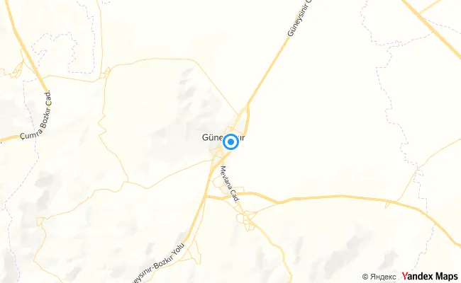 Güneysınır Konya konum haritası