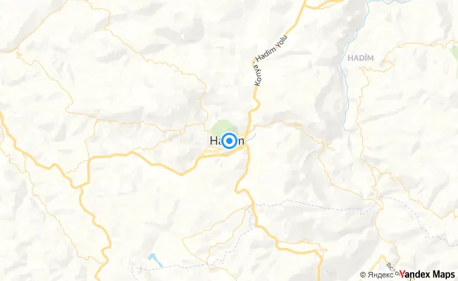 Hadim Konya konum haritası