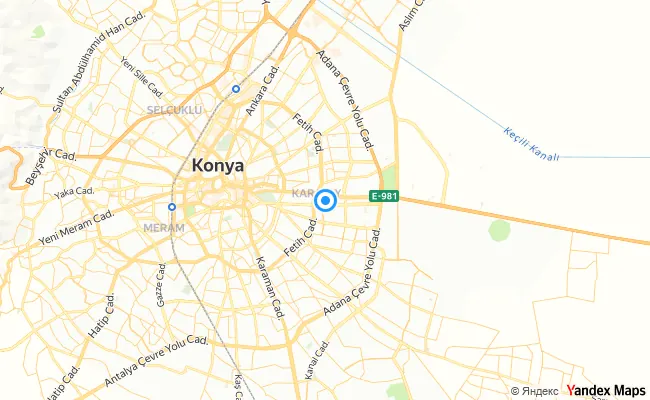 Karatay Konya konum haritası