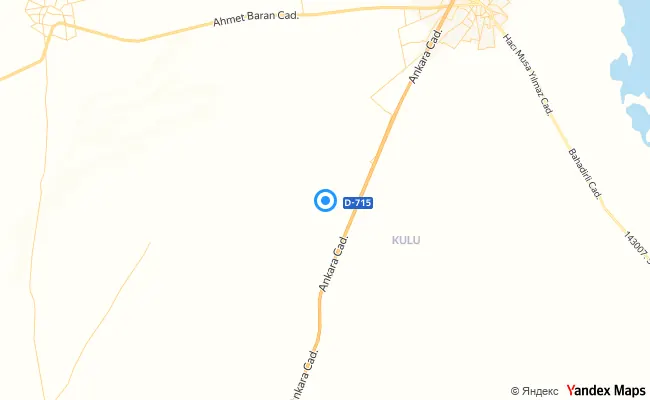 Kulu Konya konum haritası