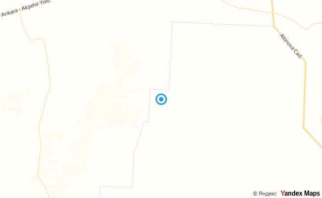 Yunak Konya konum haritası