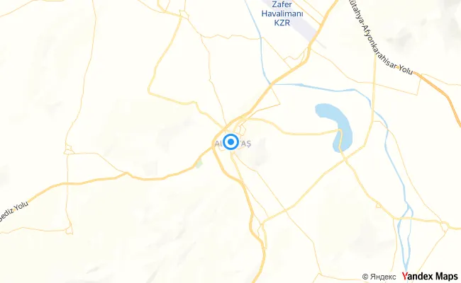 Altıntaş Kütahya konum haritası