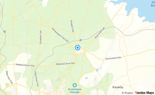 Battalgazi Malatya konum haritası