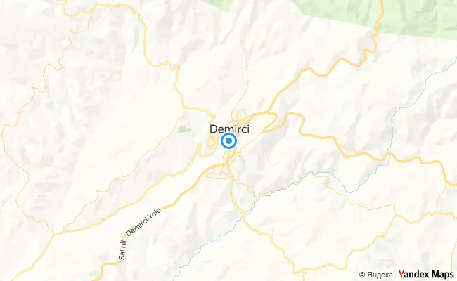 Demirci Manisa konum haritası