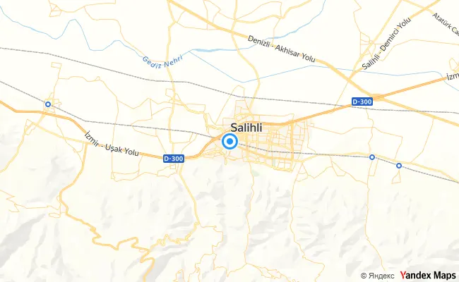 Salihli Manisa konum haritası