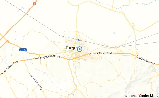 Turgutlu Manisa konum haritası