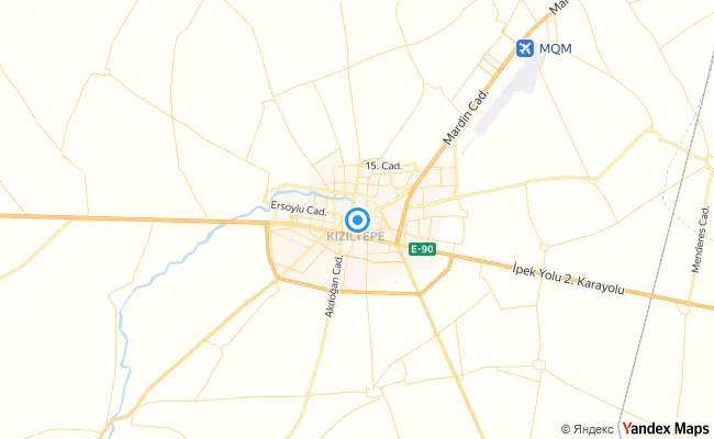Kızıltepe Mardin konum haritası