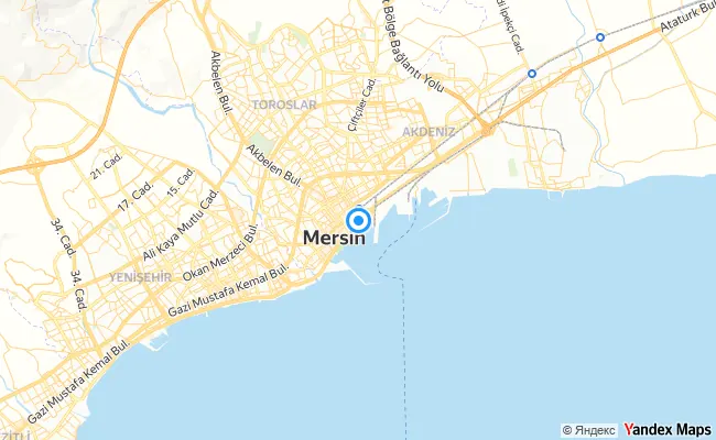 Erdemli Mersin konum haritası