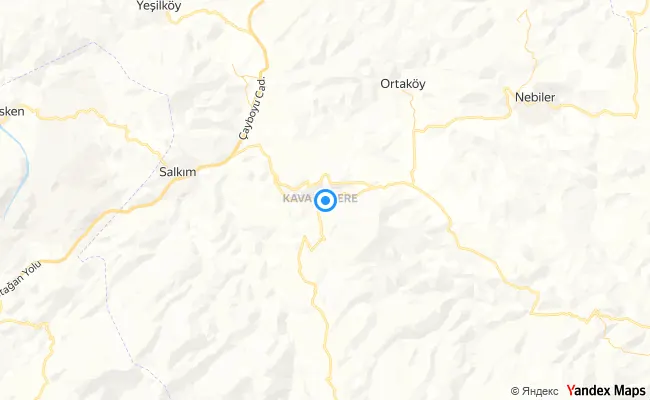 Kavaklıdere Muğla konum haritası