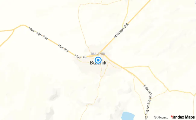 Bulanık Muş konum haritası