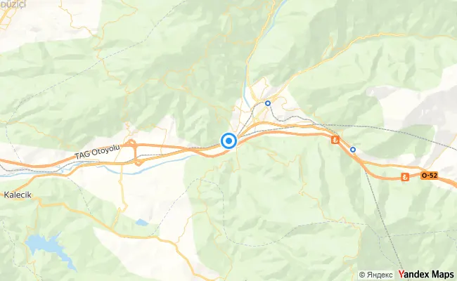 Bahçe Osmaniye konum haritası