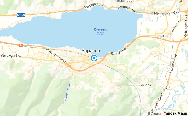 Sapanca Sakarya konum haritası