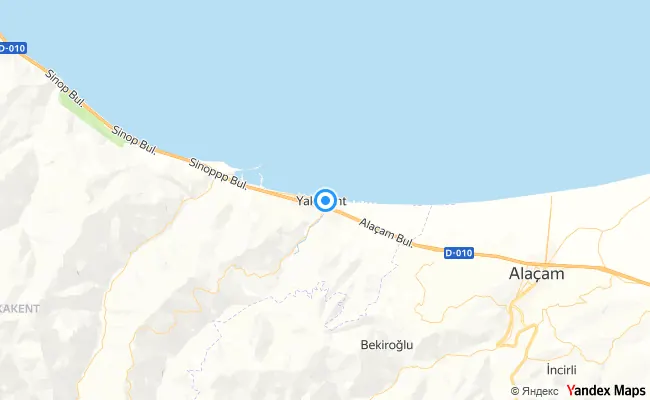 Yakakent Samsun konum haritası