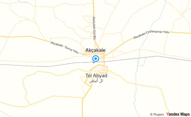 Akçakale Şanlıurfa konum haritası