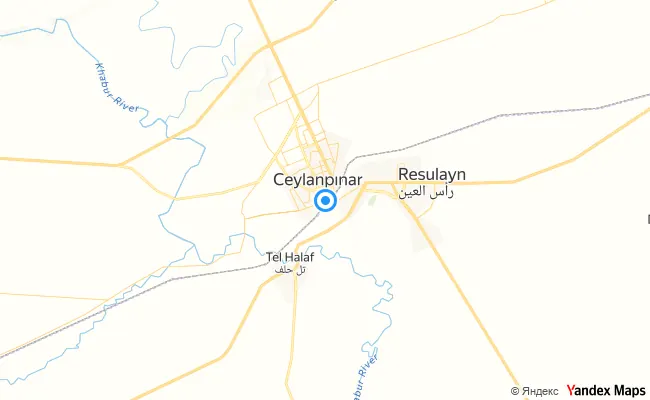 Ceylanpınar Şanlıurfa konum haritası