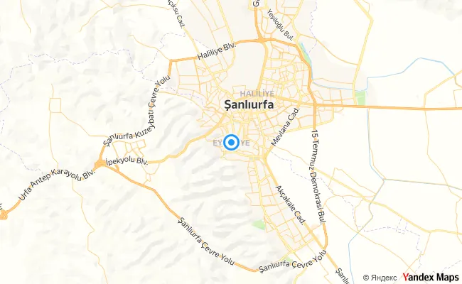 Eyyübiye Şanlıurfa konum haritası