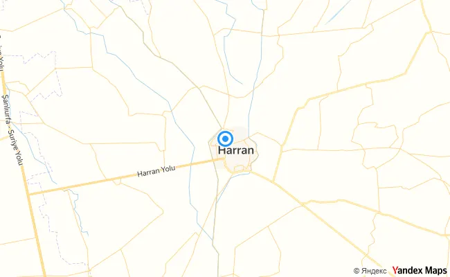 Harran Şanlıurfa konum haritası