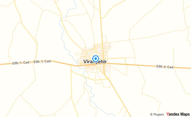 Viranşehir Şanlıurfa konum haritası