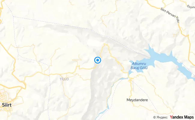 Tillo Siirt konum haritası