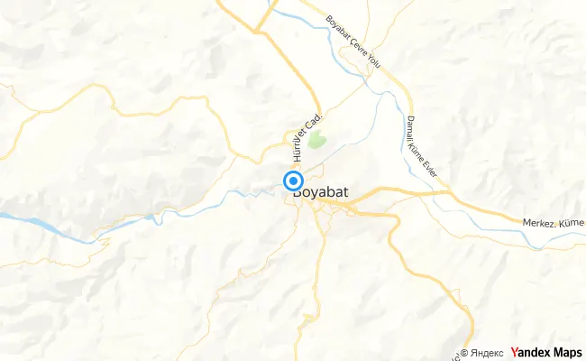 Boyabat Sinop konum haritası