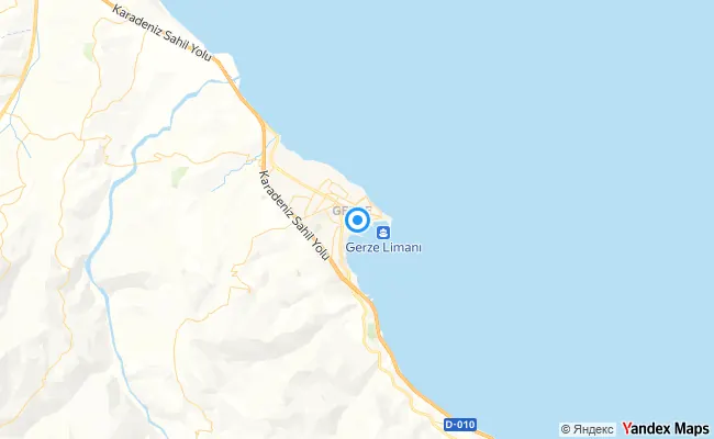 Gerze Sinop konum haritası