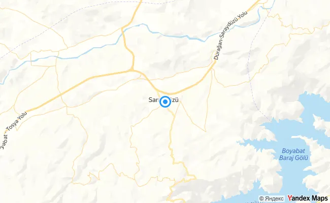 Saraydüzü Sinop konum haritası